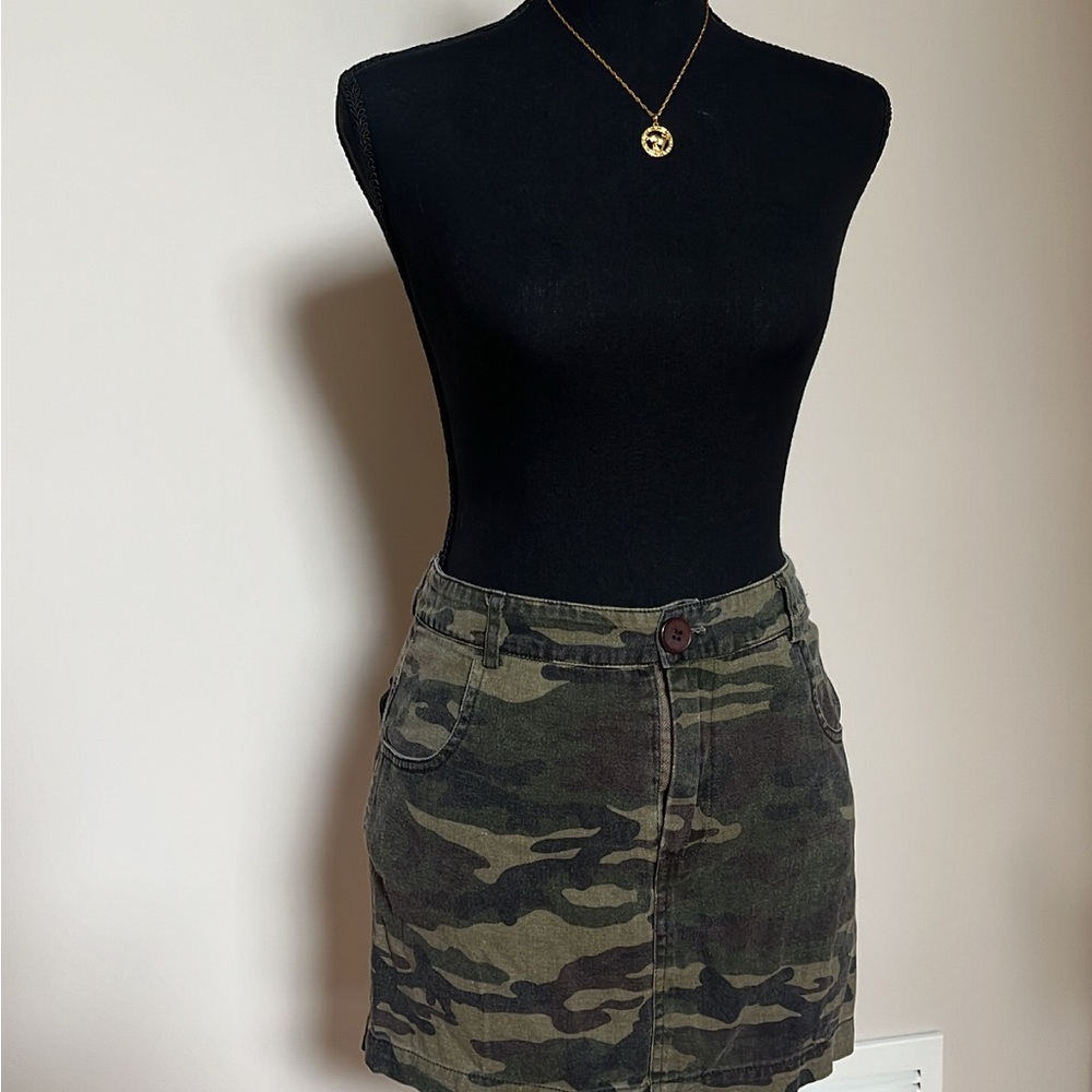 PacSun Multicolor Camo Skirt NWOT